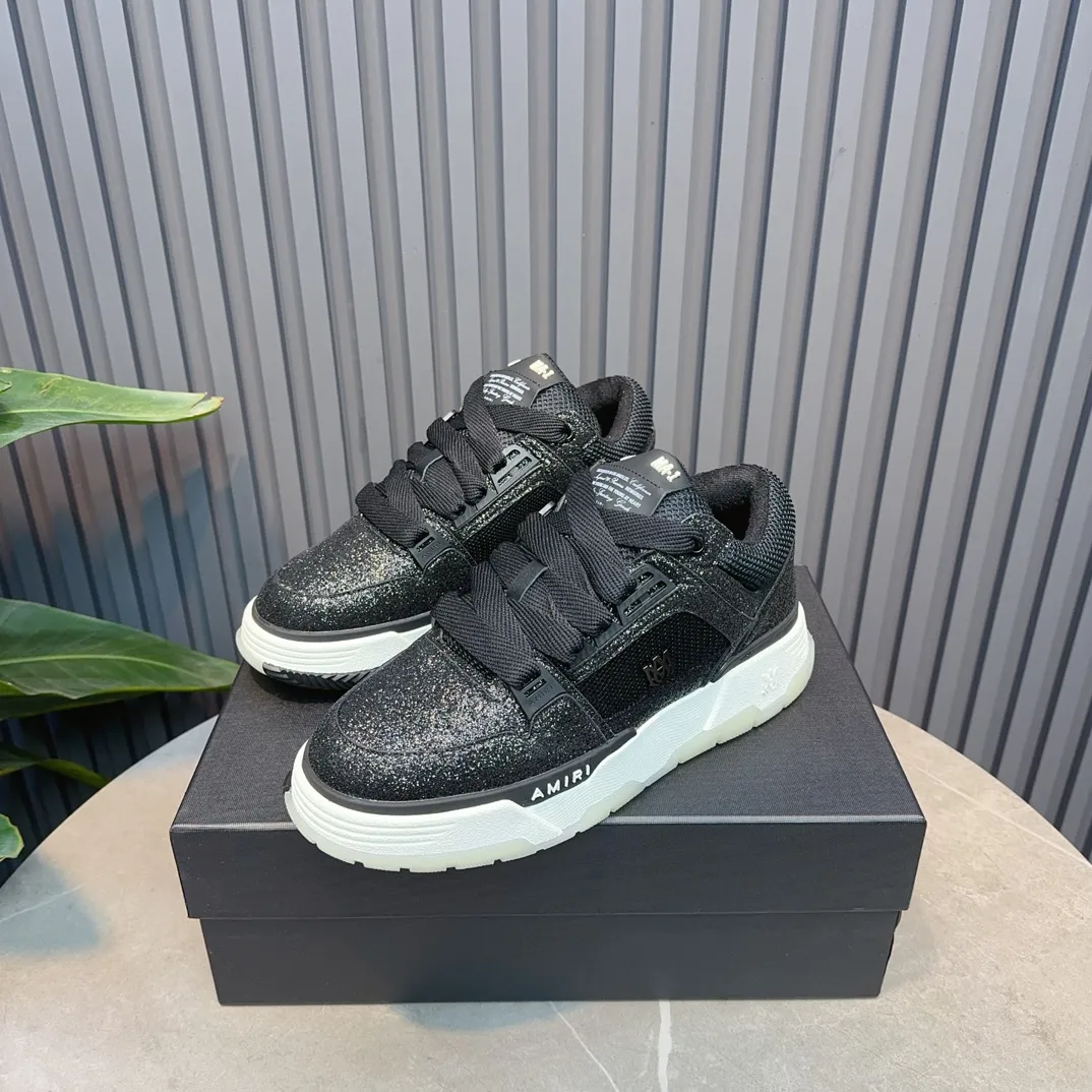 Men's shoes 💰660💰 AMIRI AMIRI trendy brand hot sale 🔥 Available all year round, couples 💑 Official website synchronization Imported fabrics 1⃣️ vs 1⃣️ replica, original factory special original sole, 35-45 (45. non-refundable)